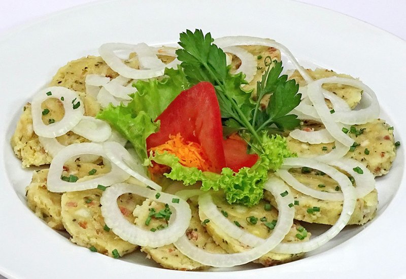 Speckknödel – Carpaccio